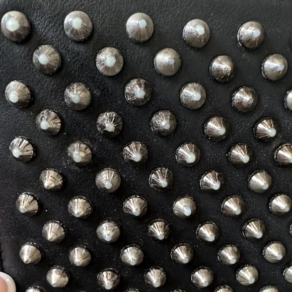 Christian Louboutin Studded Black Wallet - Picture 6 of 14